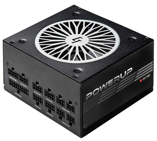 Блок питания Chieftec CHIEFTRONIC PowerUp GPX-550FC (ATX 2.3, 550W, 80 PLUS GOLD, Active PFC, 120mm fan, Full Cable Management, LLC design) Retail (GPX-550FC)