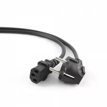 Wize CAC10-EU-C13-3M Кабель сетевой, 3 м, Евровилка 3 pin - C13, 10 А, черный, пакет