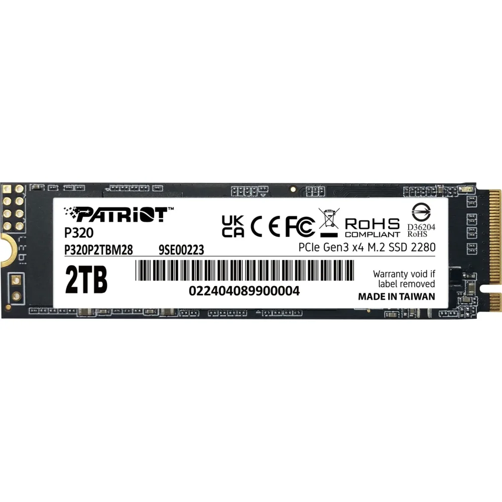 Накопитель SSD Patriot 2Tb P320 (P320P2TBM28) в Санкт-Петербурге
