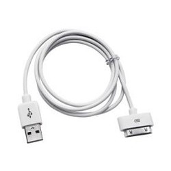 Gembird CC-USB-AP1MW Кабель USB AM/Apple для iPad/iPhone/iPod, 1м белый (пакет)