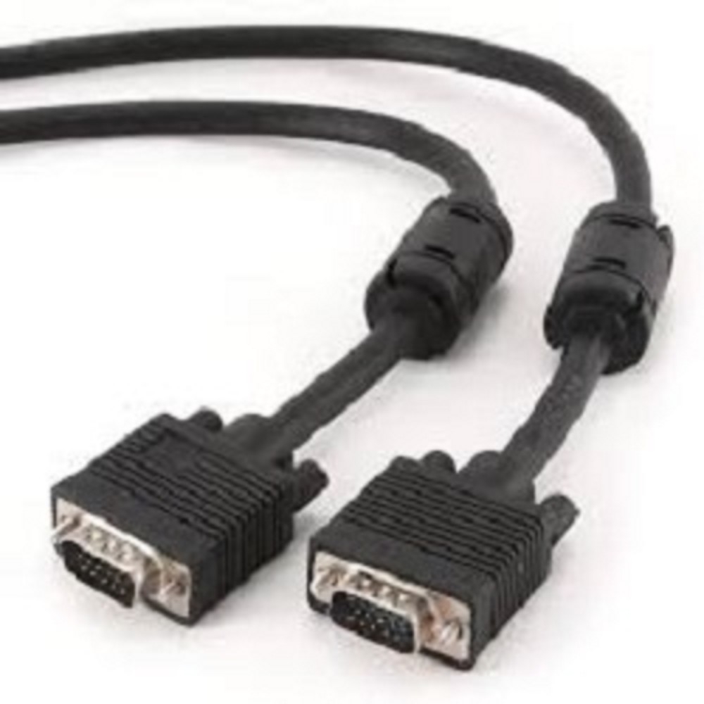 Gembird/Cablexpert CC-PPVGA-10-B, Кабель VGA Premium , 15M/15M, 3.0м, черный, тройной экран, феррит.кольца