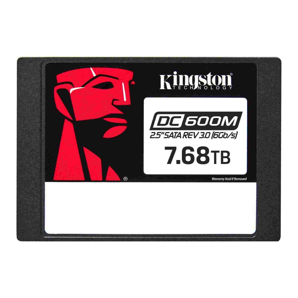 Твердотельный накопитель Kingston Enterprise SSD 7,68TB DC600M 2.5" SATA 3 R560/W530MB/s 3D TLC MTBF 2M 94 000/34 000 IOPS 14016TBW (Mixed-Use) 3 years (SEDC600M/7680G)