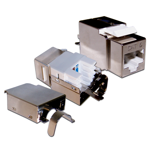 Модуль Keystone, RJ45, кат.6, STP, 180 градусов (LAN-OK45S6/180)