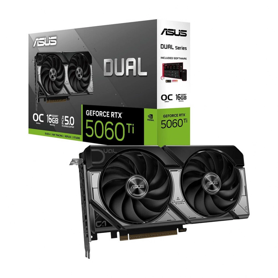 Видеокарта Asus GeForce RTX 5060 Ti 16Gb TUF-RTX5060TI-O16G-GAMING (90YV0MG0-M0NA00)