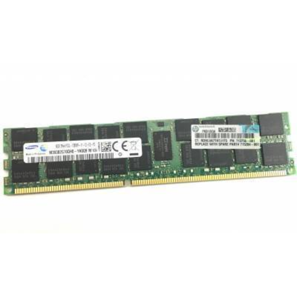HP 16GB (1x16GB) Dual Rank x4 PC3L-12800R (DDR3-1600) Registered CAS-11 Low Voltage Memory Kit (713985-B21 / 715284-001 / 803666-B21 / 824467-B21)