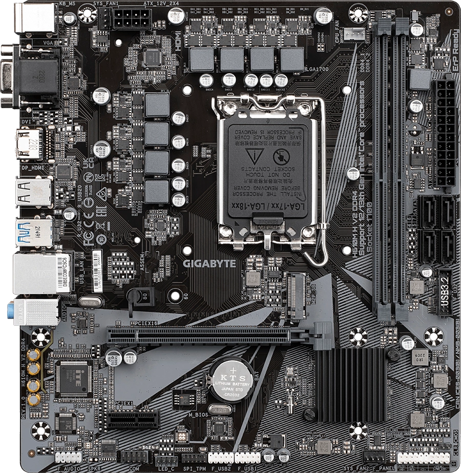 Материнская плата Gigabyte H610M H V2