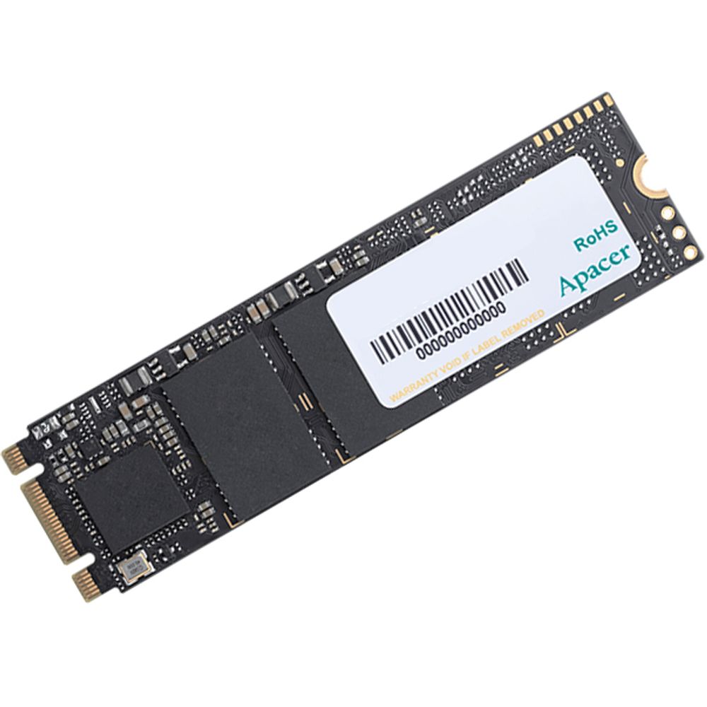 Твердотельный накопитель Apacer SSD AS2280P4 1TB M.2 PCIe Gen3x4, R3000/W2000 Mb/s, MTBF 1.5M, 3D TLC, NVMe, Retail (AP1TBAS2280P4-1) (AP1TBAS2280P4-1)
