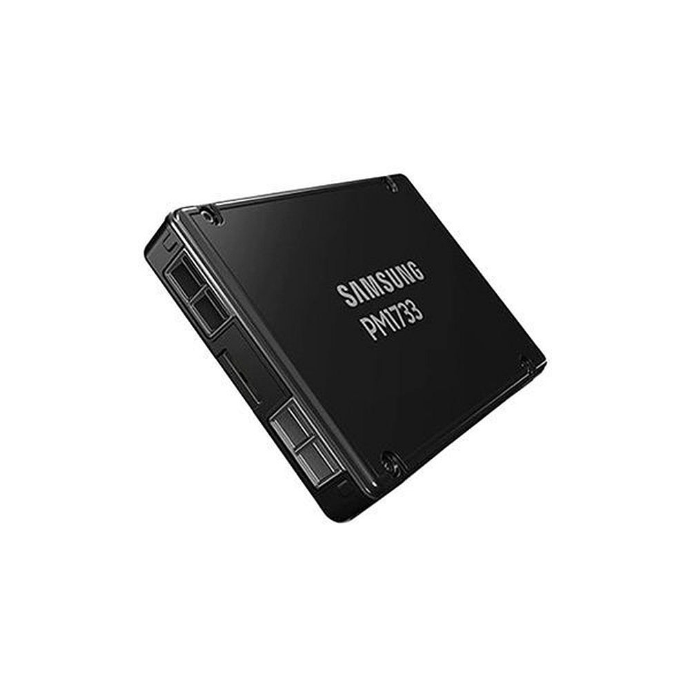 Твердотельный накопитель Samsung Enterprise SSD, 2.5"(SFF/U.2), PM1733, 15.360GB, NVMe, U.2(SFF-8639), PCIe Gen4 R7000/W3800Mb/s, IOPS(R4K) 1450K/135K, MTBF 2M, 1DWPD, OEM, 5 years (MZWLJ15THALA-00007)
