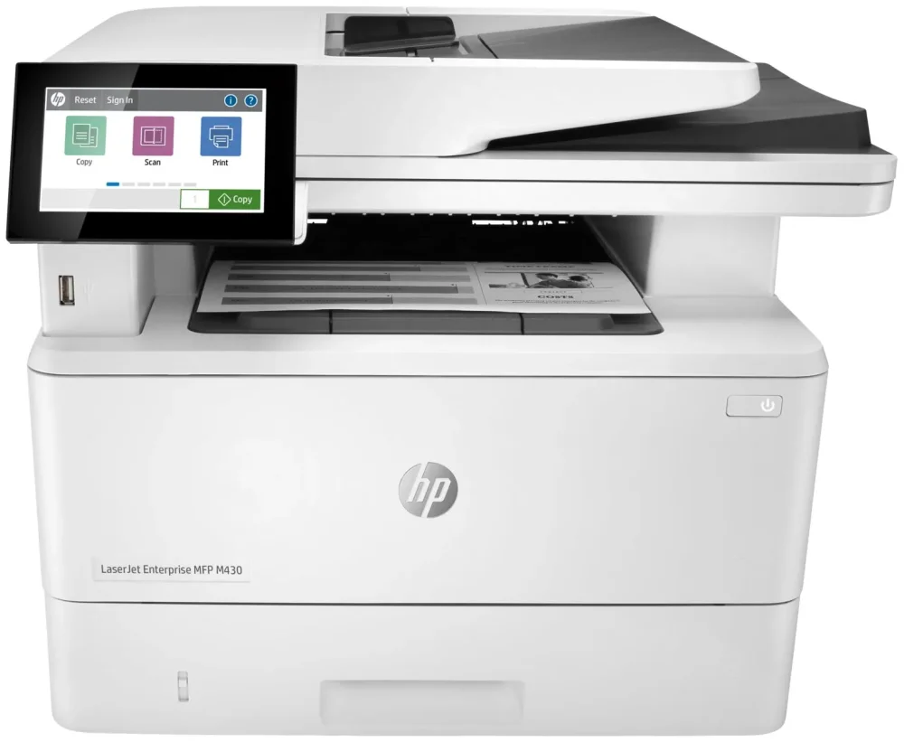 HP LaserJet Enterprise MFP M430f (p/c/s/f, A4, 1200dpi, 38ppm (40 HP high speed), 2Gb, 2trays 100+250, ADF 50, USB/GigEth, Duplex, 1y war, cart. in box 3000, drivers/software not included) в Санкт-Петербурге