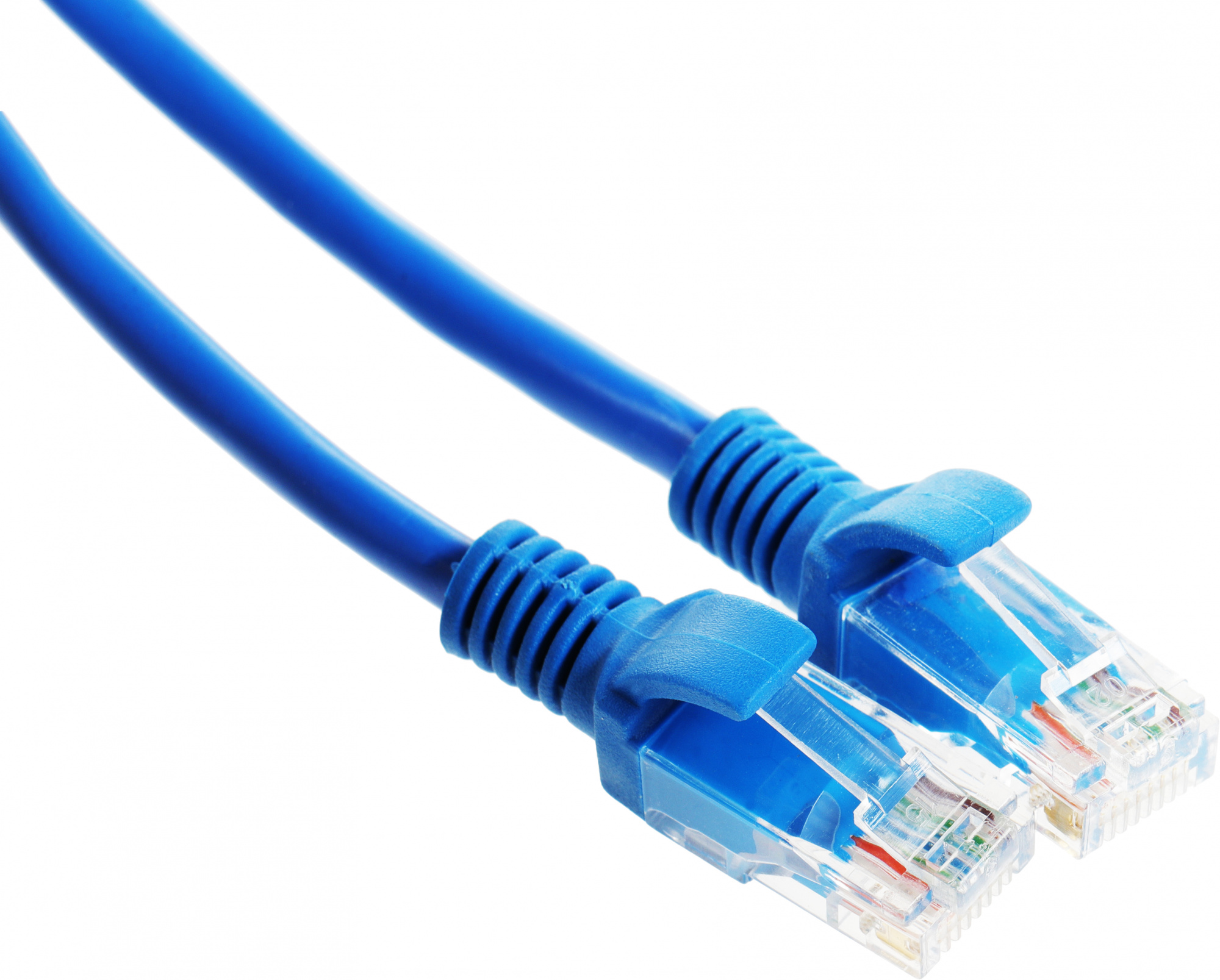 Патч-корд PP12-10M/B 1000G UTP 4 пары cat5E CCA molded 10м синий RJ-45 (m)-RJ-45 (m)