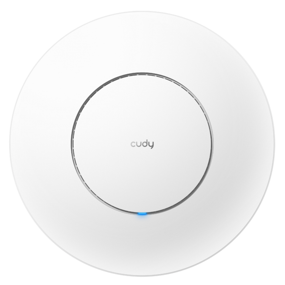 Точка доступа Wi-Fi CUDY BE3600 Wi-Fi 7 2 5G Access Point BE3600 Dual Band Ceiling Mount Wi-Fi 7 Access Point, Chipset Broadcom, 802.11be/ax/ac/a/b/g/n, 2880Mbps at 5GHz +688Mbps at 2.4GHz, 1 x 2.5G RJ45 Port, MU-MIMO, Support 12V DC or 802.3at PoE or Pa