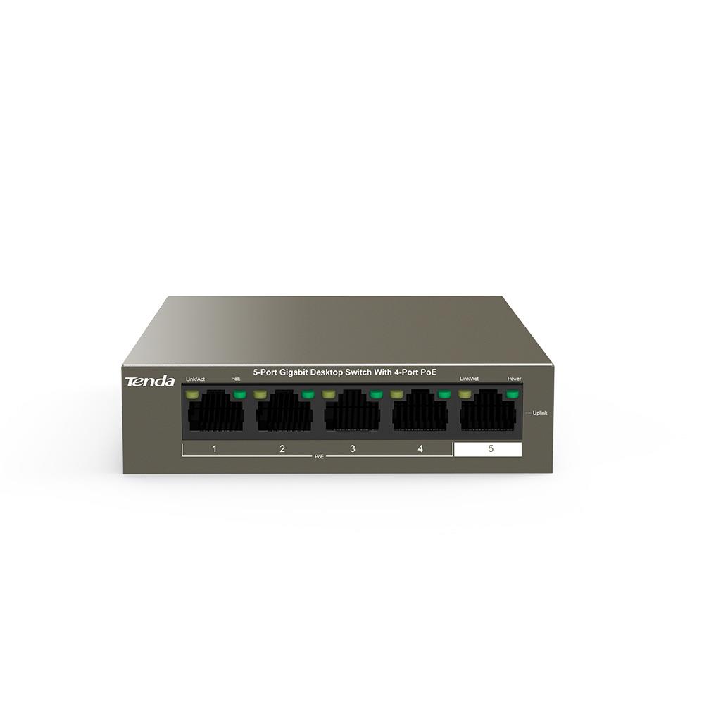 Коммутатор 5PORT 1000M 4POE TEG1105P-4-63W TENDA