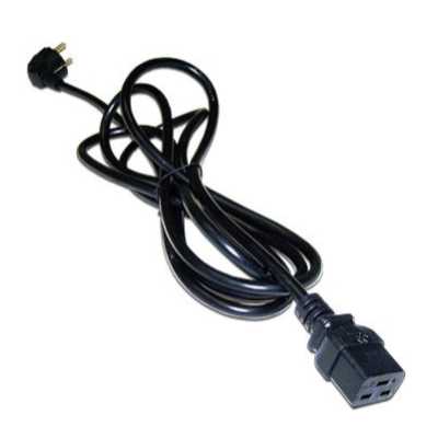 Кабель питания Lanmaster LAN-PP19/SHA-0.5-BK