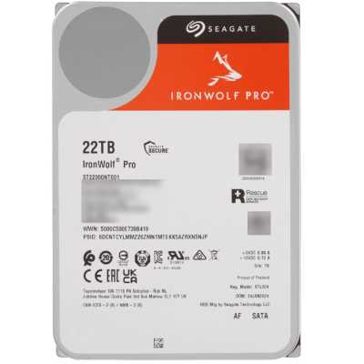 Жесткий диск Seagate IronWolf Pro 22Tb ST22000NT001
