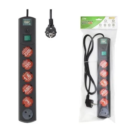 Сетевой фильтр Most LRG 1.6м черный в Санкт-Петербурге