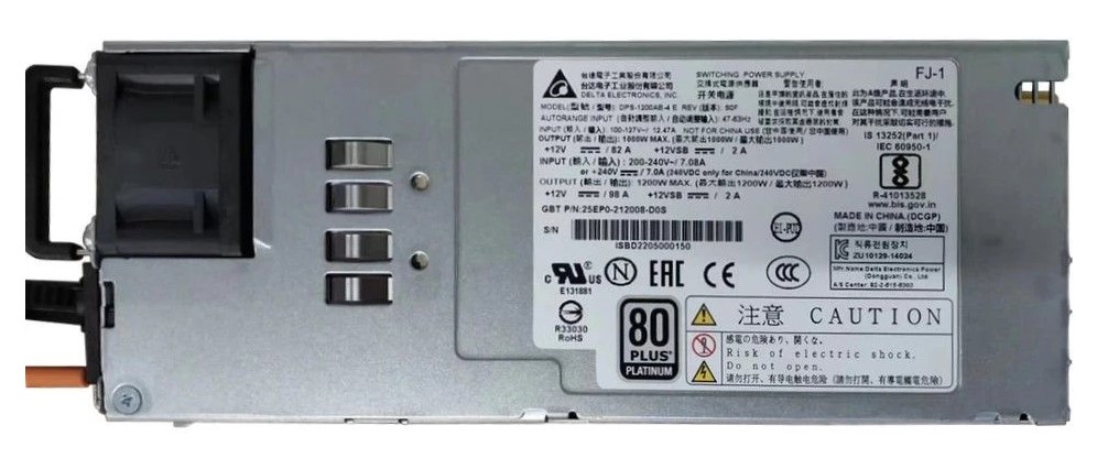 Блок питания для сервера 1200W REDUNDANT 25EP0-212008-D0S GIGABYTE