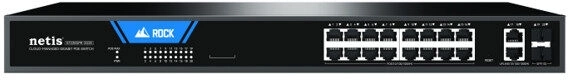 Коммутатор Netis ST220GPR-2G2S (L2) 18x1Гбит/с 16PoE настраиваемый