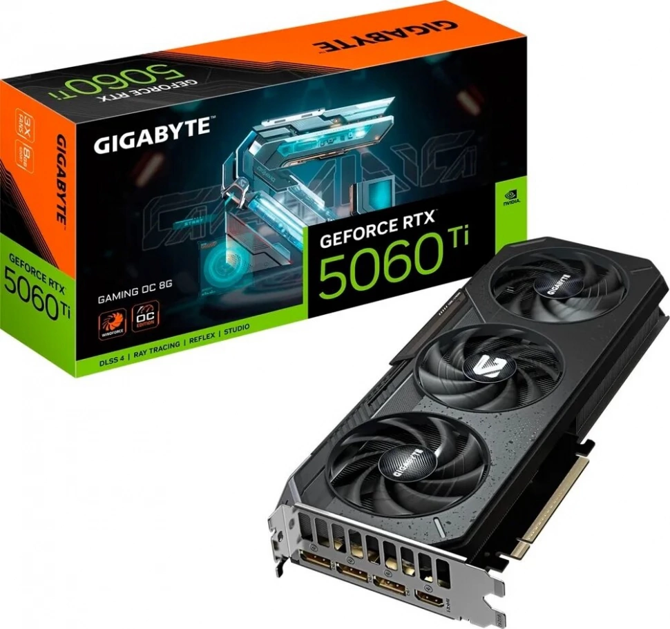 Видеокарта Gigabyte GeForce RTX 5060TI (GV-N506TAERO OC-8GD)