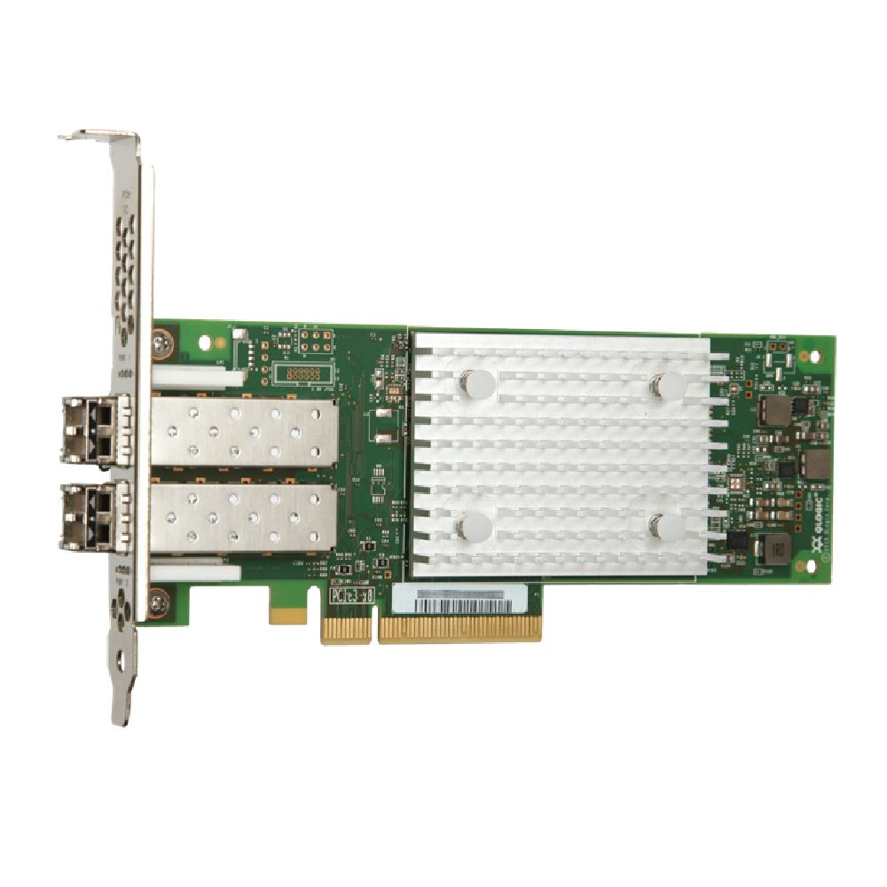 Адаптер Qlogic QLE2692-SR-CK 16Gb Dual Port FC HBA, 2-port, PCIe v3.0 x8, LC SR MMF, FullHeight bracket only (QLE2692-SR-CK)