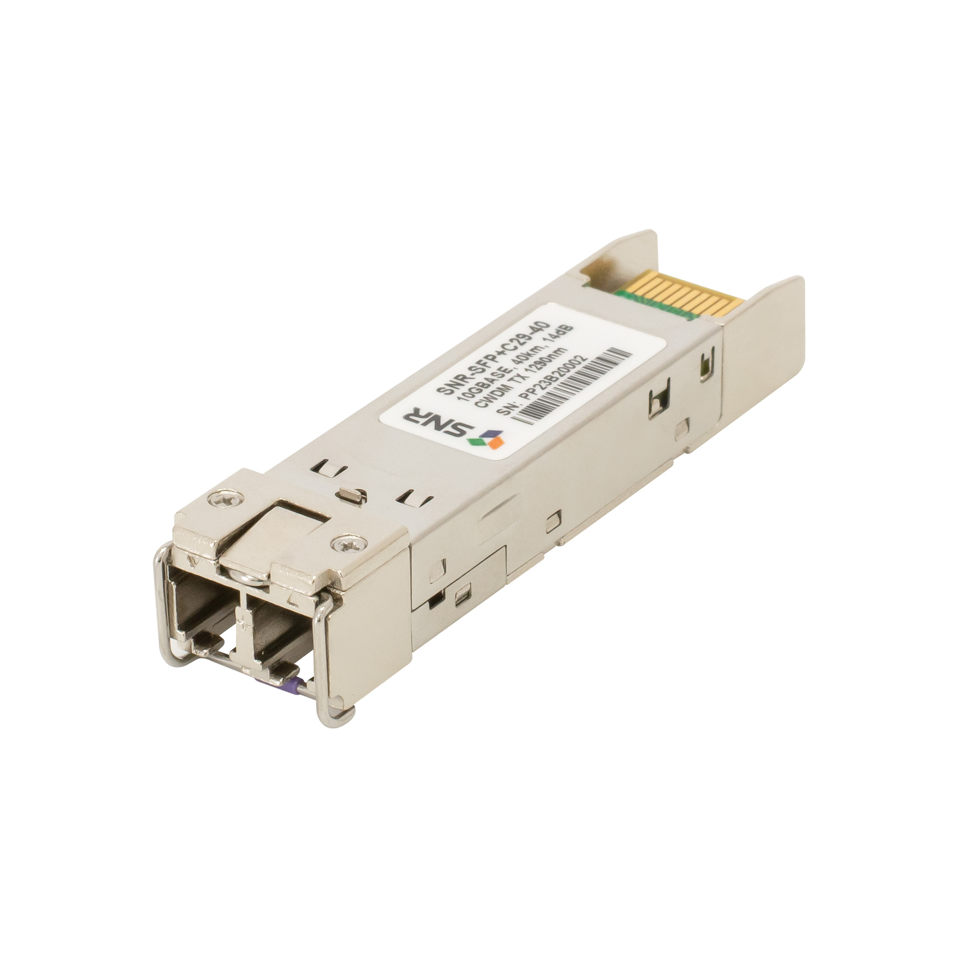 Модуль SFP+ CWDM оптический, дальность до 40км (14dB), 1290нм