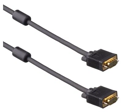 Exegate EX169516RUS Кабель монитор - SVGA card (15M -15M) 10м 2 фильтра Exegate позолоченные разъемы, экранирование