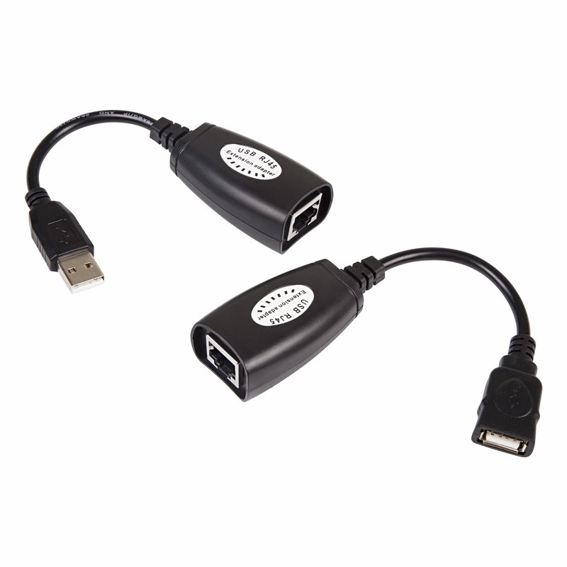 Удлинитель USB по витой паре (8p8c)