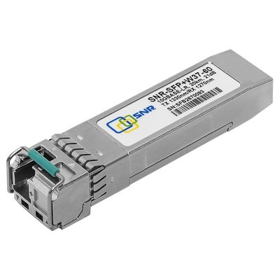 SNR Модуль SFP+ WDM, дальность до 60км (21dB), 1330нм (SNR-SFP+W37-60)