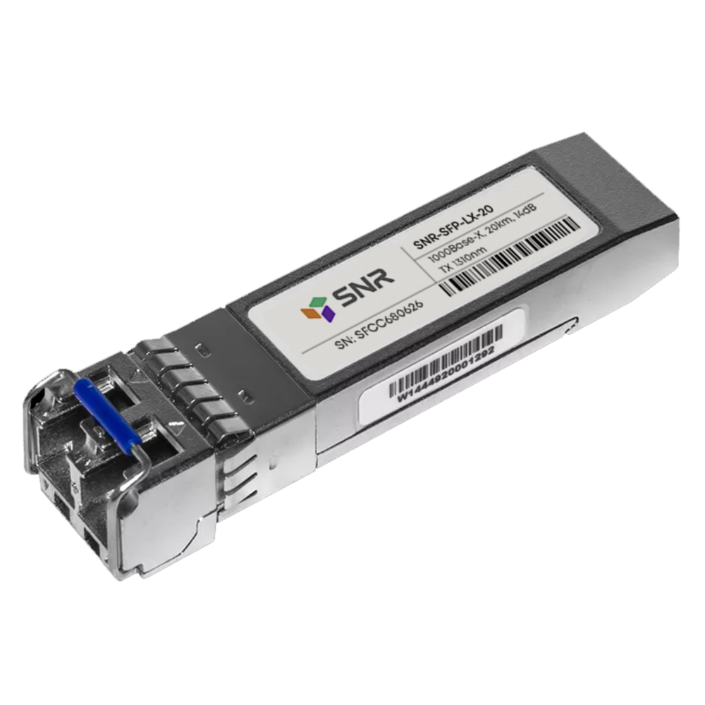 Модуль SFP SNR SNR-SFP-LX-20-I SFP оптический, дальность до 20км (14dB), 1310нм, индустриальный