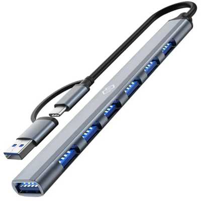 Разветвитель USB Digma DHUB-7USB-AC-3.0