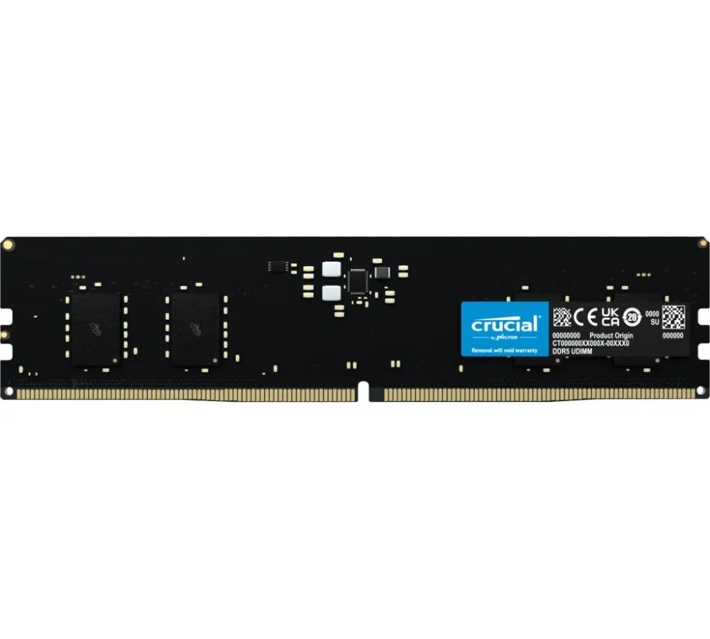 Память оперативная DDR5 Crucial 8Gb 4800MHz pc-38400 (CT8G48C40U5) в Санкт-Петербурге