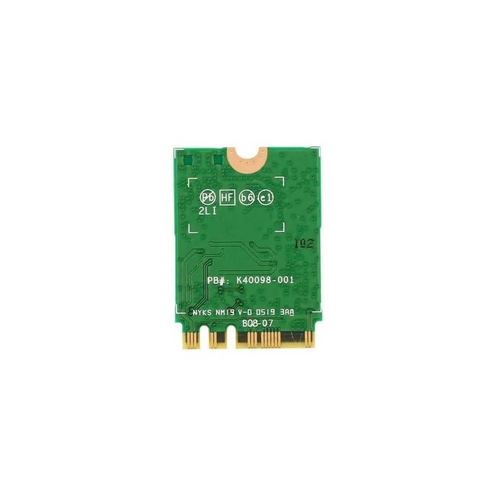 Intel Адаптер беспроводных локальных сетей Intel® Wi-Fi 6 AX200 (AX200.NGWG.NV) M.2 E Key 2230, 2x2 AX+BT Wi-Fi(PCIe)