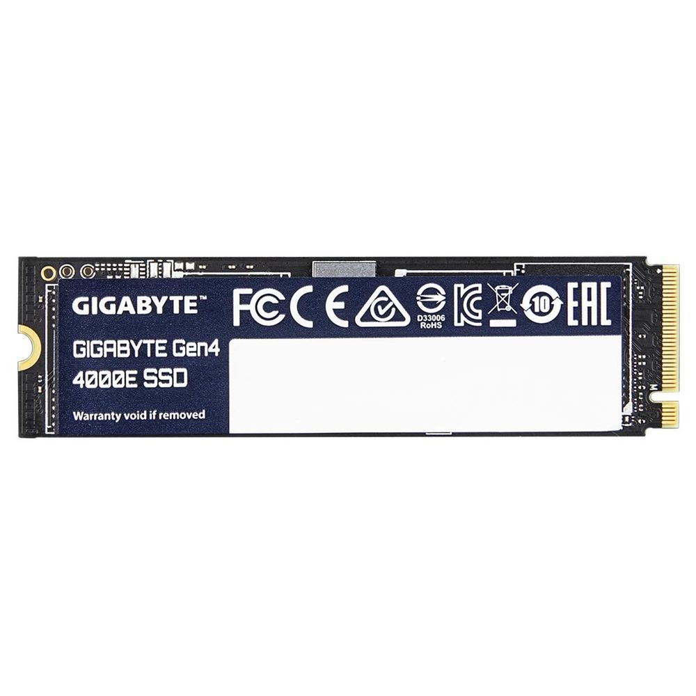 Твердотельный накопитель SSD Gigabyte M.2 2280 1TB Gen4 4000E SSD PCI Express 4.0x4, NVMe 1.4, 4000/3900, MTBF 1.5M, 3D NAND, 320TBW, RTL
