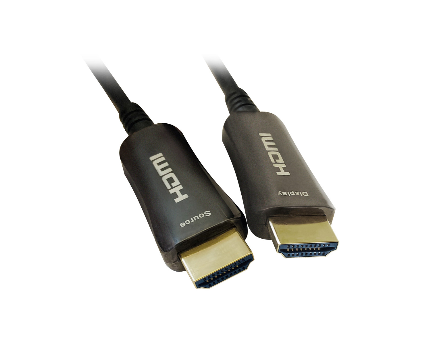 Кабель аудио-видео Digma HDMI 2.0 AOC HDMI (m)/HDMI (m) 30м. Позолоченные контакты черный (BHP AOC 2.0-30)