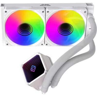 Кулер GMNG GG-LC240ARGB1 ARGB White