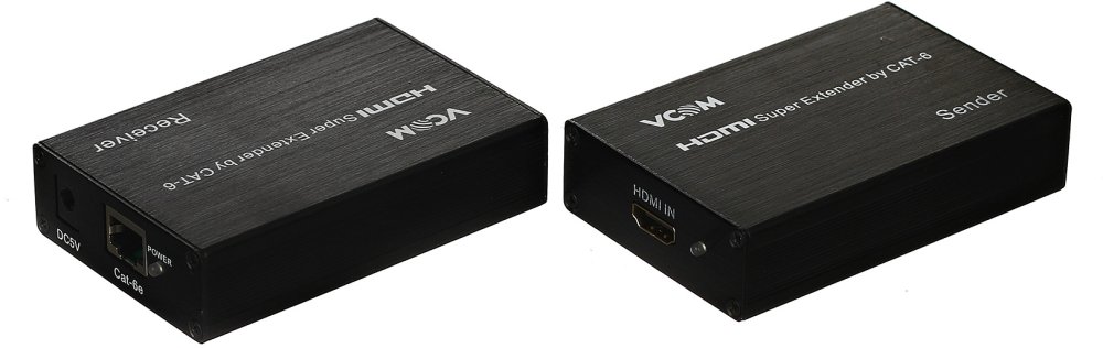 VCOM DD471 Удлинитель HDMI по витой паре до 60м extender VCOM <DD471> +2б.п.