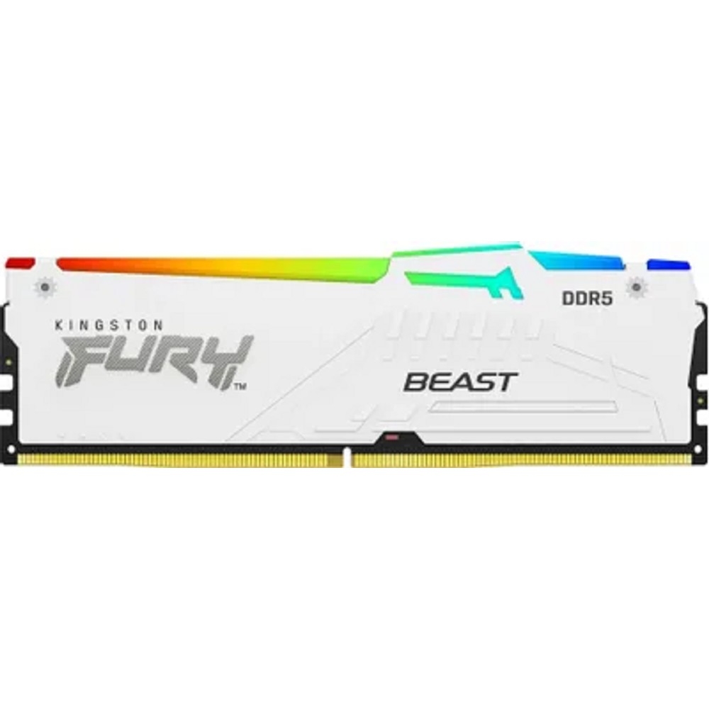 Оперативная память Kingston Fury Beast KF560C30BWEA-32 DDR5 - 1x 32ГБ 6000МГц, DIMM, White, Ret
