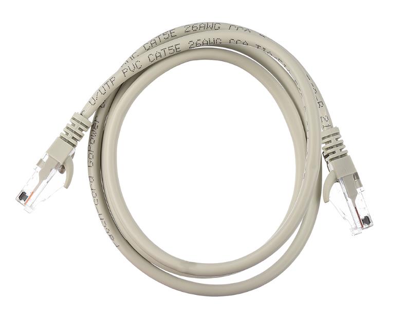 Кабель PATCH RJ-45(M)-RJ-45(M) 00-00027472 1M GREY GOPOWER