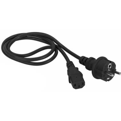 Кабель питания Lanmaster LAN-PP13/SH-1.8-BK