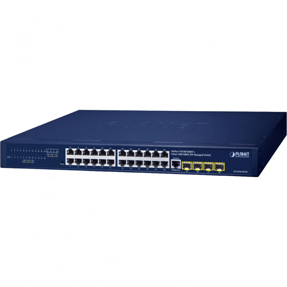 Коммутатор Planet GS-4210-24T4S