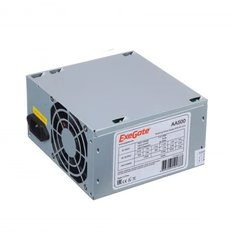 Блок питания ExeGate 500W ATX-AA500 (EX256711RUS) Grey в Санкт-Петербурге