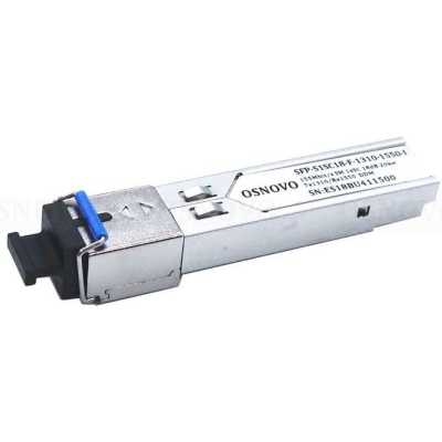 SFP Модуль Osnovo SFP-S1SC18-F-1310-1550-I