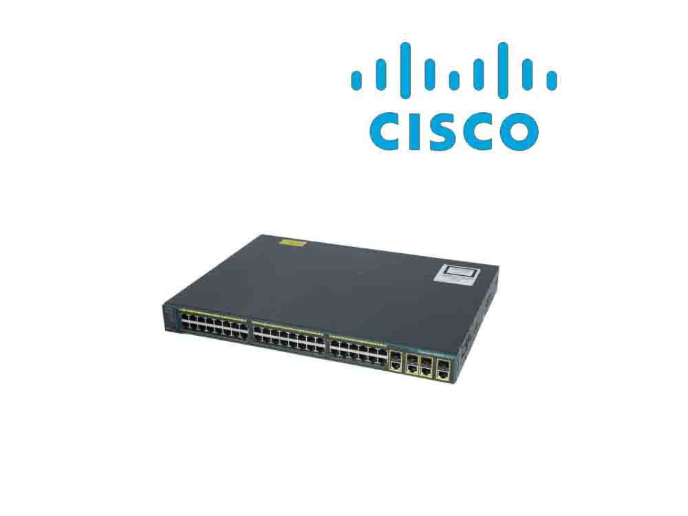 Cisco WS-C2960G-48TC-L коммутатор уровня 2 (48× GE + 4× SFP)