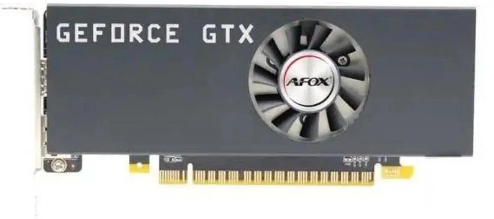 Видеокарта AFOX Geforce GTX1050 4GB GDDR5 128Bit DVI/HDMI/DP LP Dual Fan (AF1050-4096D5H4-V2)