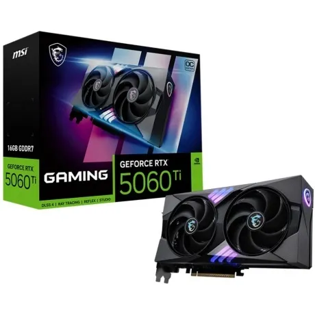 Видеокарта MSI RTX5060Ti GAMING OC 8GB GDDR7 128bit 3xDP HDMI 2FAN RTL в Санкт-Петербурге