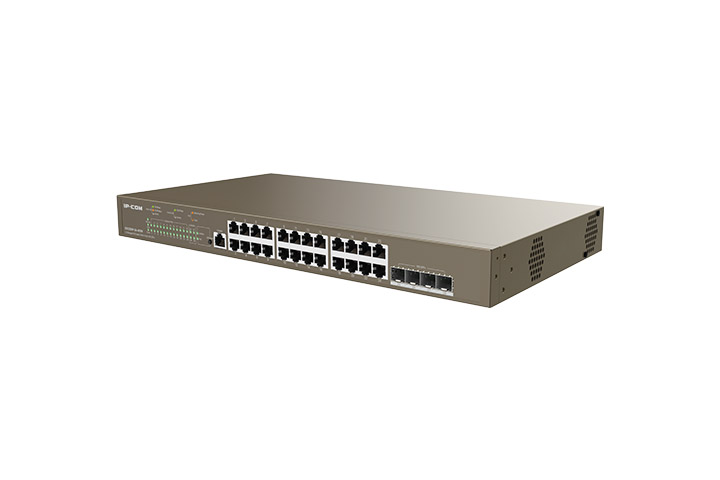 Коммутатор 24PORT 10/100/1000M 4SFP G5328XP-24-410W IP-COM