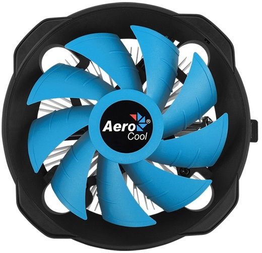 Устройство охлаждения(кулер) Aerocool BAS AUG Soc-FM2+/AM2+/AM3+/AM4/1150/1151/1155 4-pin 15-26dB Al+Cu 125W 361gr Ret