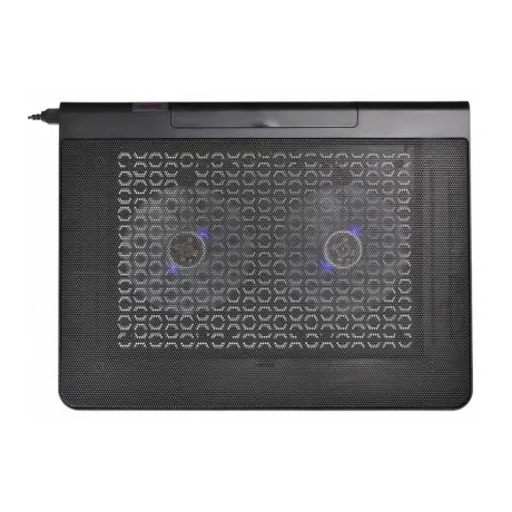 Подставка для ноутбука Buro BU-LCP170-B214 17" (398x300x29мм 2xUSB 2x 140ммFAN 926г) металлическая сетка/пластик черный в Санкт-Петербурге