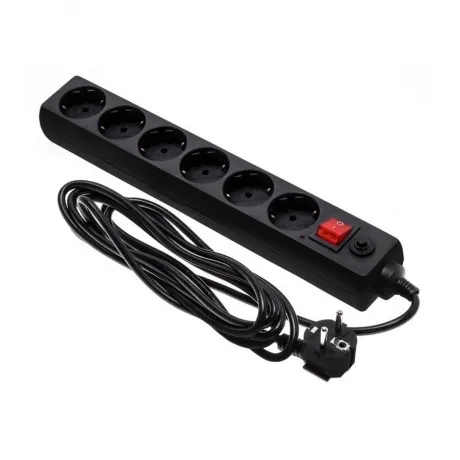 Сетевой фильтр Buro 600SH-16-3-B 3м (6 розеток) черный в Санкт-Петербурге