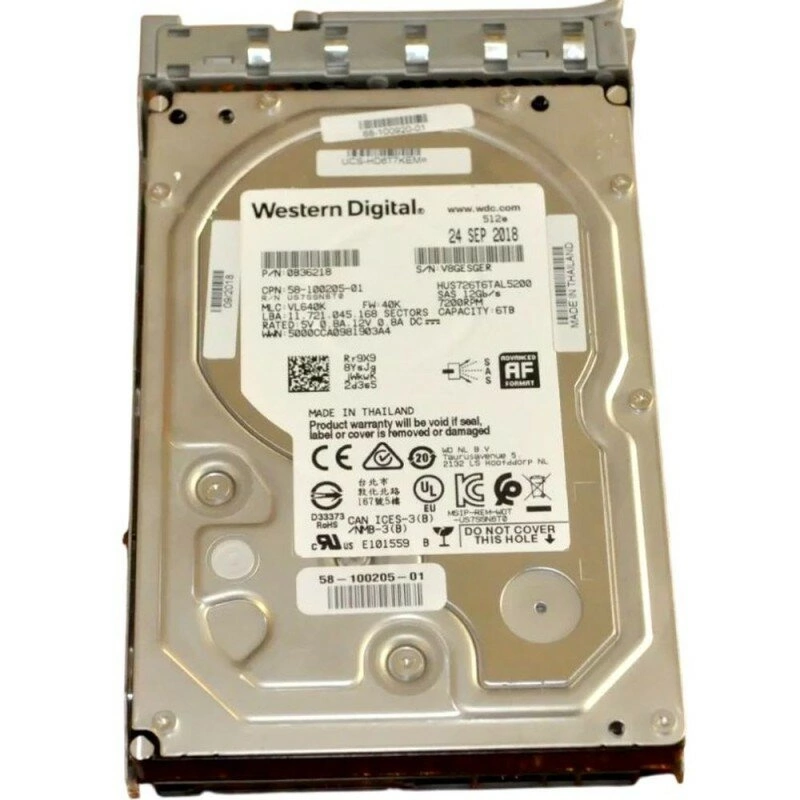 Жёсткий диск Western Digital HDD SAS 6Tb (HUS726T6TAL5200)