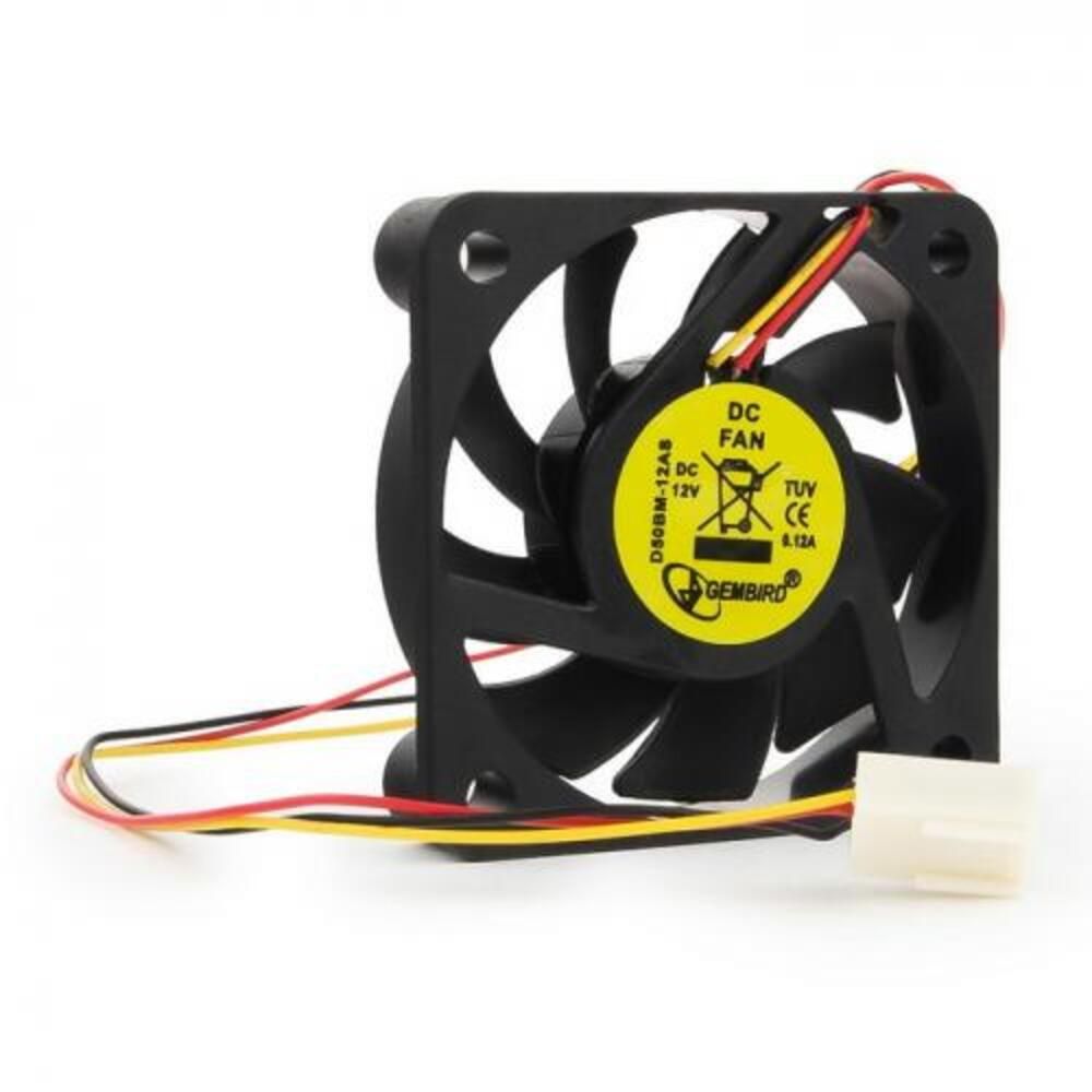 Вентилятор Gembird D50BM-12AS 50x50x10, подшипник, 3 pin, провод 25 см {400}